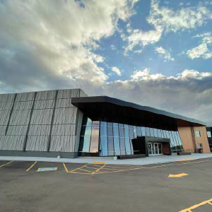 Outside of school building