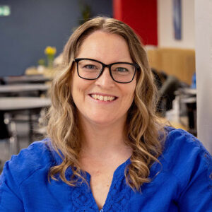 Photo of a woman smiling