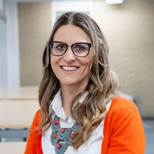 Photo of a woman smiling