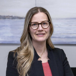 Photo of a woman smiling