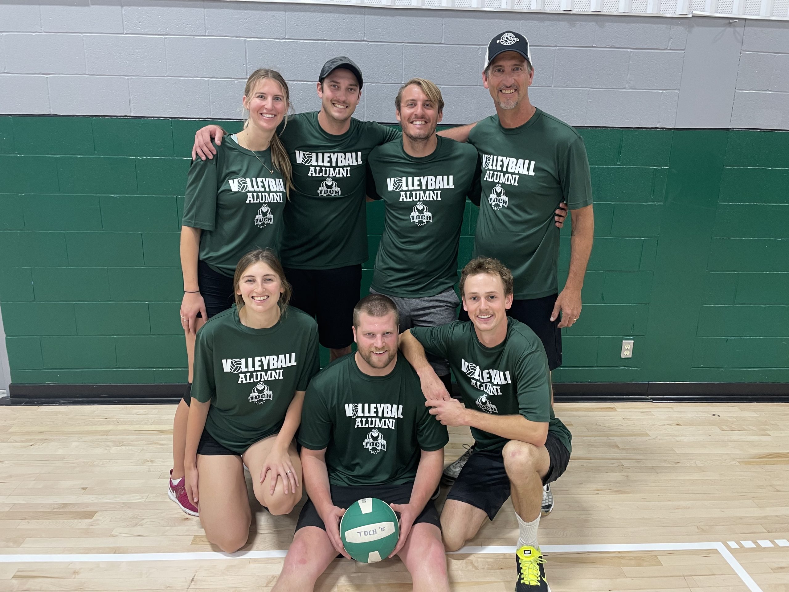 Alumni volleyball tournament.