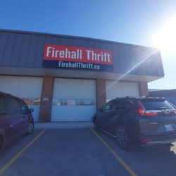 Front of Fire Hall Thrift Store